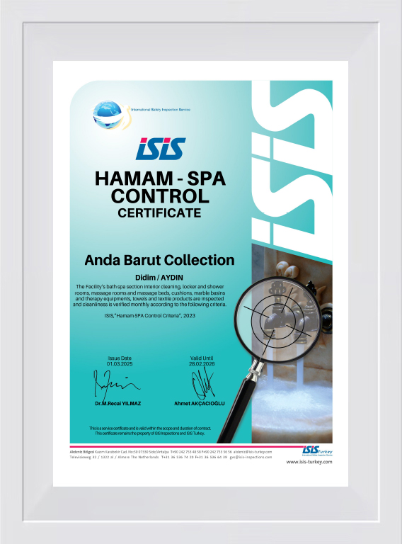 Hamam Spa Kontrol Sertifikası